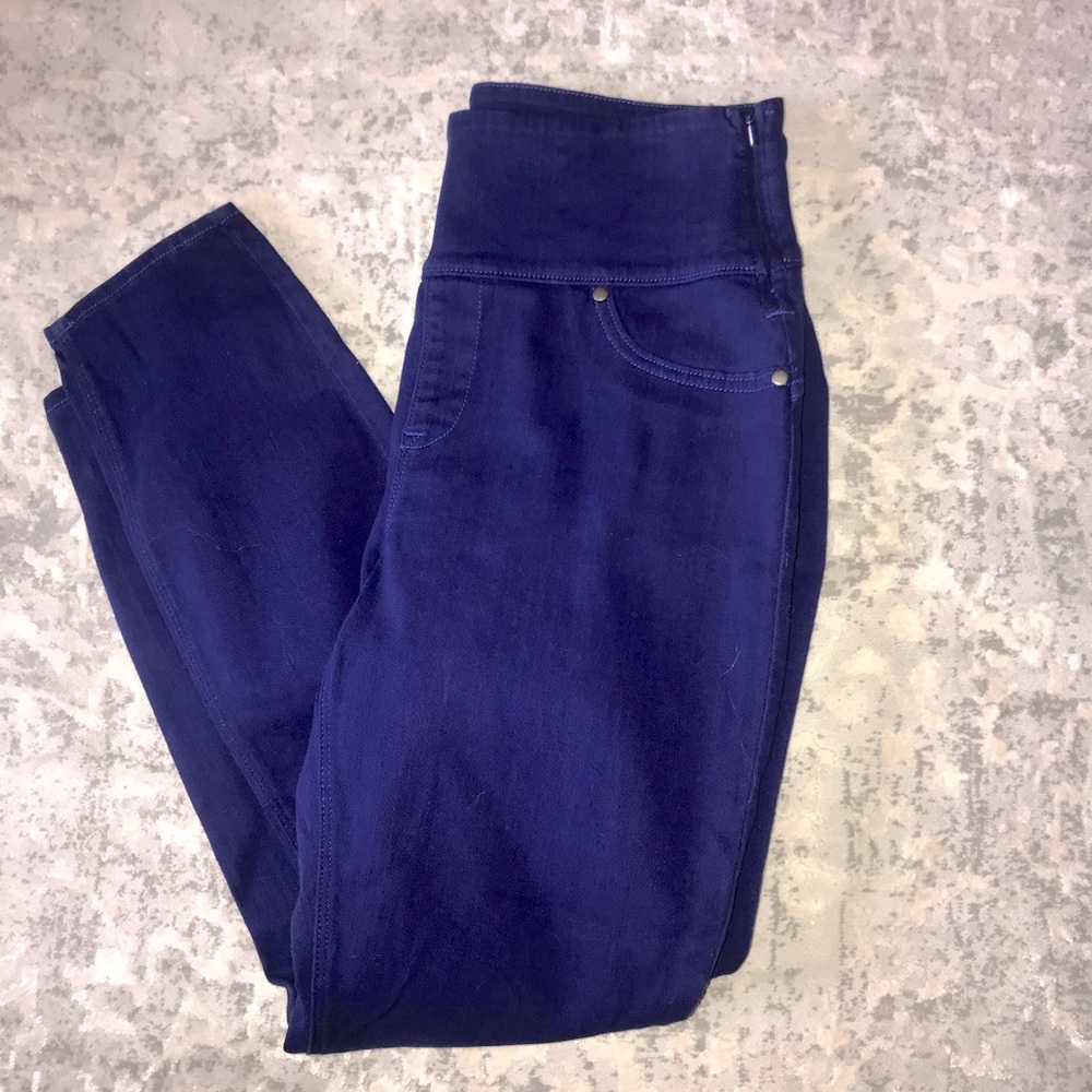 xl  blue Spanx  Solace Denim Leggings jeans